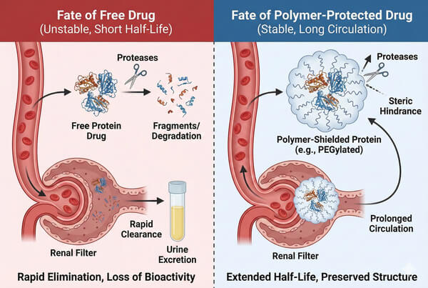 Polymer Carriers for Protein and Peptide Drug Delivery