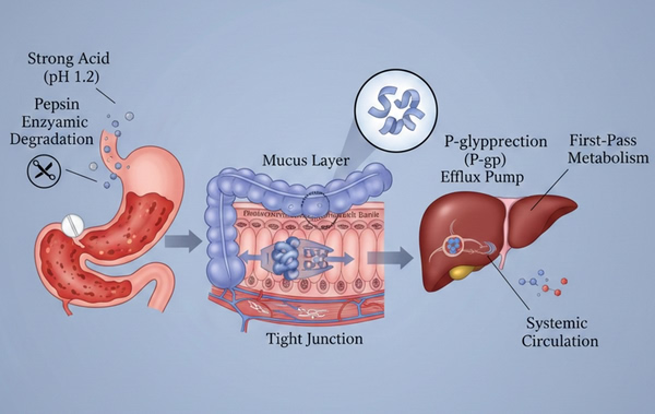 Overcoming Oral Drug Delivery Challenges with Polymer Carriers