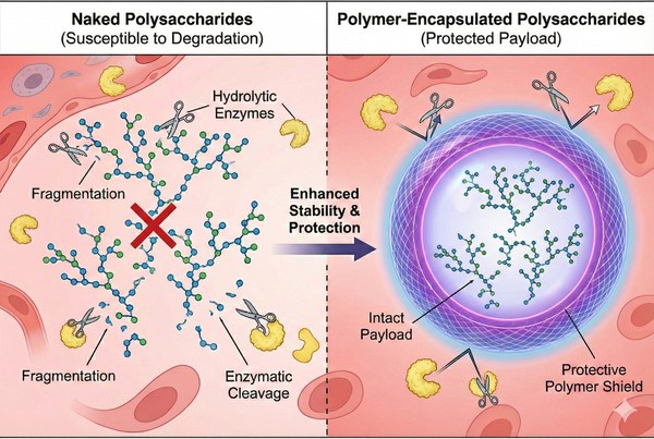 How Polymer Particles Improve Polysaccharide & Glycan Delivery Efficacy?