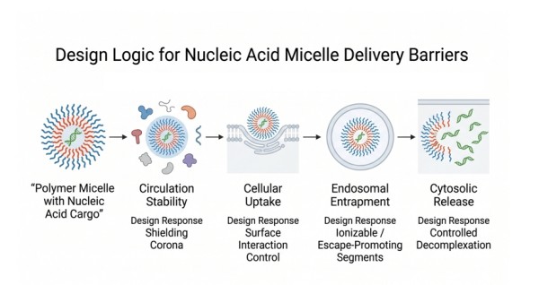 nucleic acid micelle delivery barriers