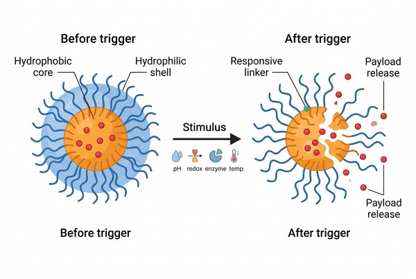 stimuli responsive polymer micelle