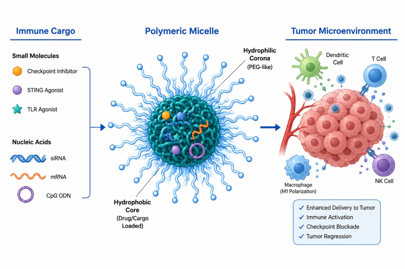polymeric micelle cancer immunotherapy overview