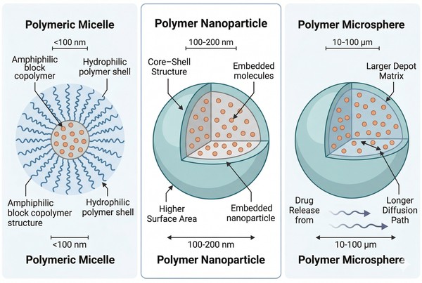 Polymer Nanoparticles for Long-Acting Drug Delivery: Formulation Strategies, Release Logic, and Material Trade-Offs